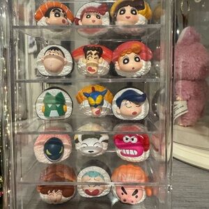 Popmart Set of 15 Sushi Pop Beans with Display Case